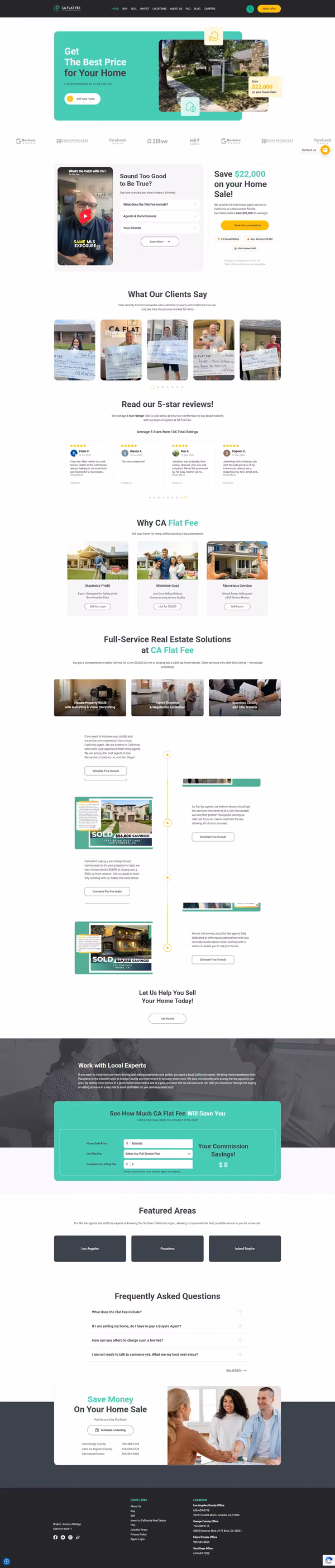 CA Flat Fee site preview